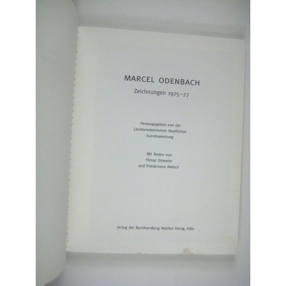 Marcel Odenbach Zeichnungen 1975 1977 German Paperback Catalog Gallery Copy READ - Picture 3 of 10